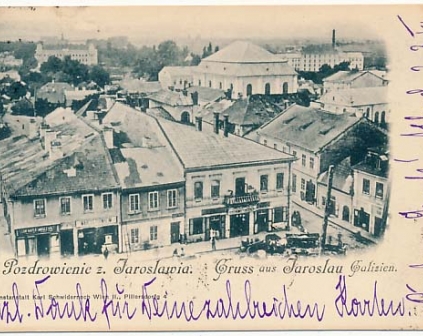Jarosław Gruss aus Jaroslau synagoga 1900r