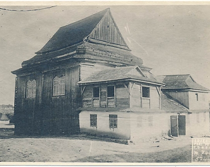 Lanckorona synagoga pow. Kamieniec Podolski foto Rakowski 1916r