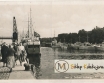 Kołobrzeg Port 1944 r. statek bandera 