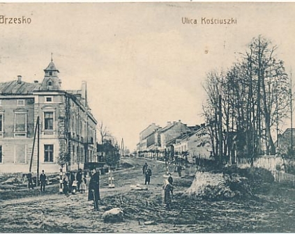 Brzesko Ulica Kościuszki 1915r