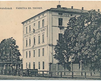 Noworadomsk Radomsko Fabryka Br.Thonet 1914r
