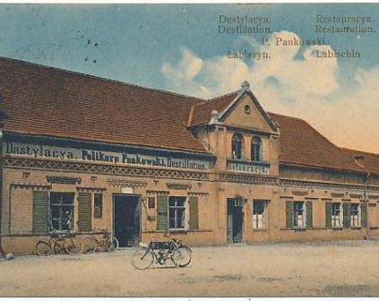 Łabiszyn Destylacya Reastauracja 1920r
