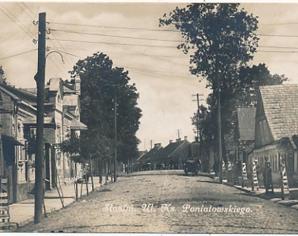 Słonim Ulica Ks. Poniatowskiego 1930r
