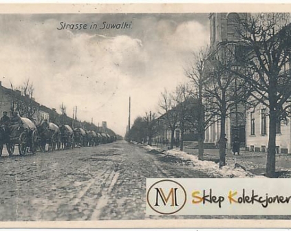 Suwałki Ulica wojsko 1915r