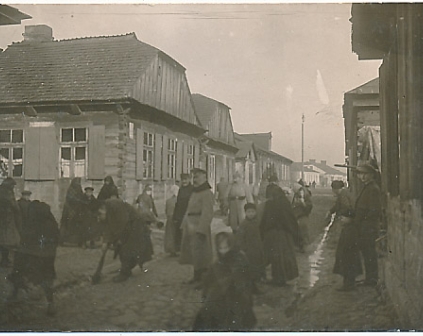 Międzyrzec Podlaski Dzielnica żydowska żydzi 1916r