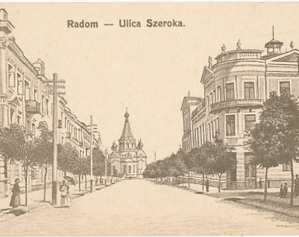 Radom Ulica Szeroka cerkiew 1914r