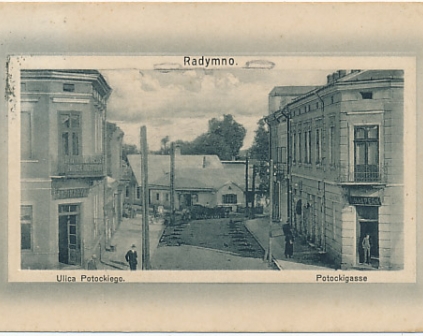 Radymno Ulica Potockiego 1912r