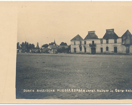 Góra Kalwaria Rynek zniszczenia 1915r
