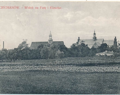 Ciechanów Widok ogólny 1915r Cenzura