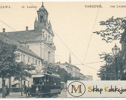 Warszawa ul. Leszno, tramwaj