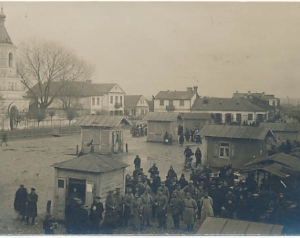 Międzyrzec Podlaski Rynek wojsko