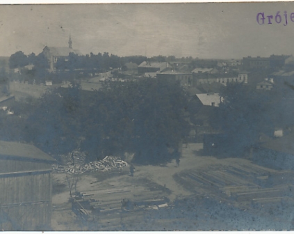 Grójec Widok ogólny 1922r fotograficzna