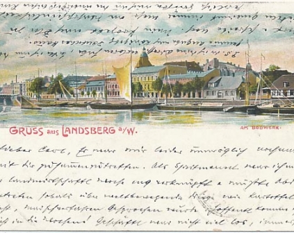 Gorzów Gruss aus Landsberg 1902r