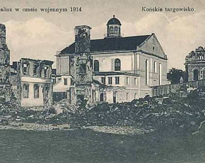 Kalisz synagoga Końskie targowisko 1914r