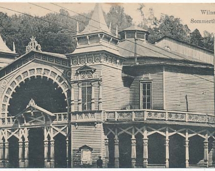 Wilno Teatr Letni 1918r