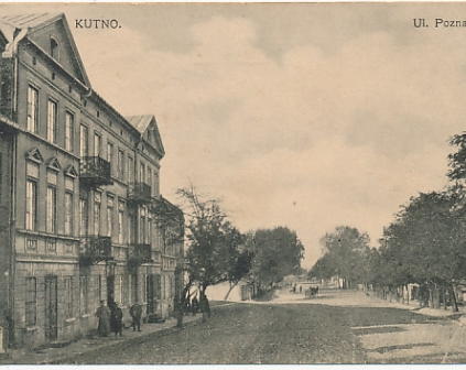 Kutno Ulica Pozanańska 1909r