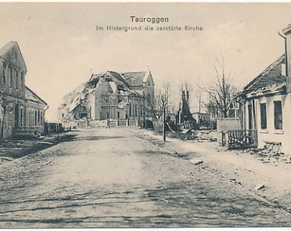 Taurogi Zniszczenia wojenne 1915r