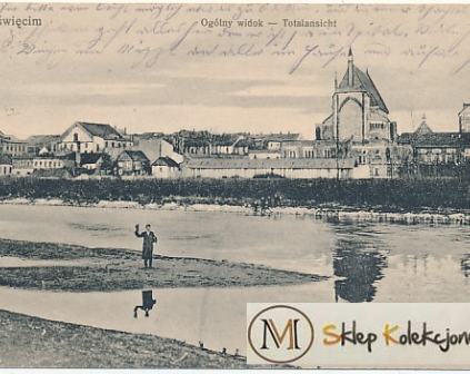 Oświęcim Widok ogólny 1917r