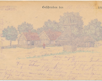 Nowe Miasto nad Pilicą Feldpostkarte 1915r