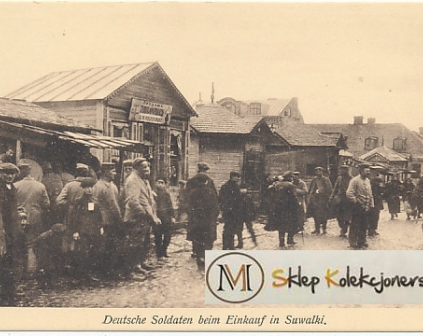 Suwałki Rynek wojsko 1915r