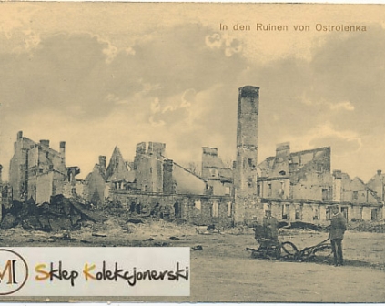 Ostrołęka Zniszczone miasto