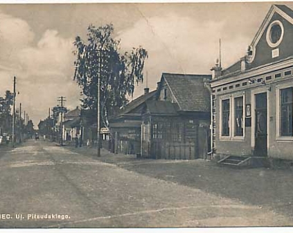 Łuniniec ulica Piłsudskiego 1939r