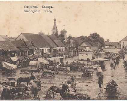 Smorgonie Rynek targ 1916r