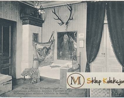 Suwałki Pokój kwatera oficera 1915r