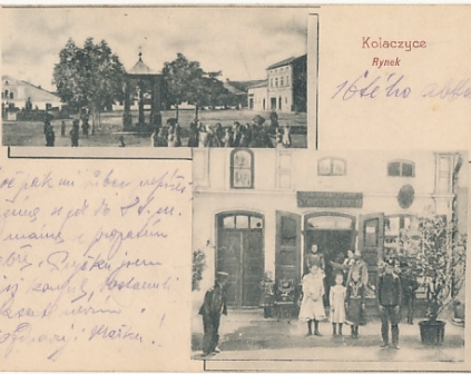 Kołaczyce Rynek 1911r długi adres