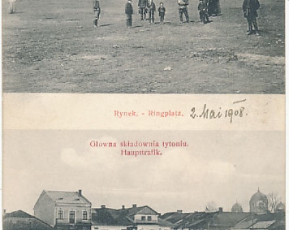 Mosty Wielkie dwa widoki 1908r