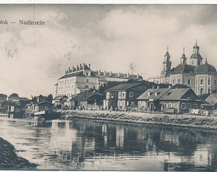 Pińsk Nadbrzeże obieg1927r stempel ambulans pocztowy No 283