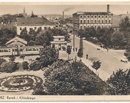 Zgierz Rynek Kilińskiego tramwaj 14.09.1939