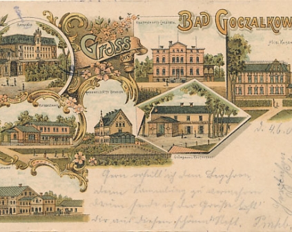 Goczałkowice Gruss aus Bad Goczalkowitz 1900r