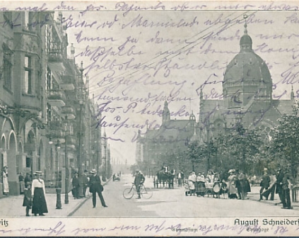 Katowice Synagoga 1917r