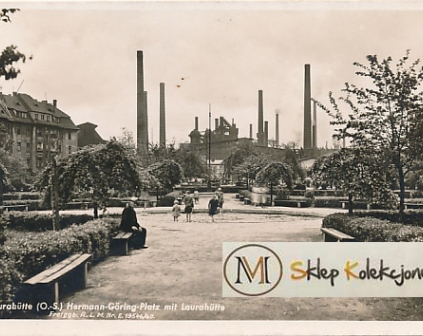 Siemianowice Śląskie Laurahutte Hermann Goring Platz