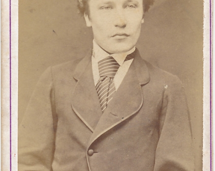 Warszawa Foto. K.BRANDEL ok.1870r kartonik tekturka CDV