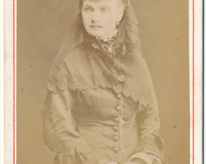 Warszawa Foto.MARION 1877r kartonik tekturka CDV