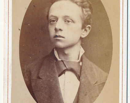 Warszawa Foto. A.PUCIATA ok.1880r kartonik tekturka CDV