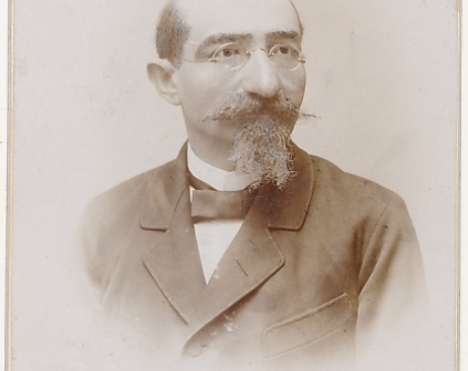 Lwów Foto Opiel Mężczyzna 1894r tekturka gabinetowe