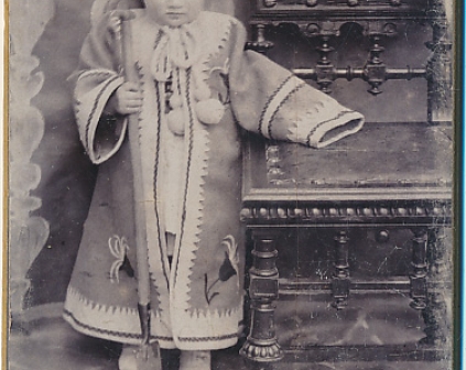 Łódź Foto. Podgurski Dziecko tekturka CDV