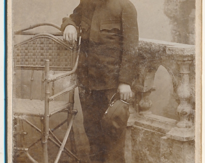 Jarosław Foto. HENNER uczeń kartonik tekturka CDV