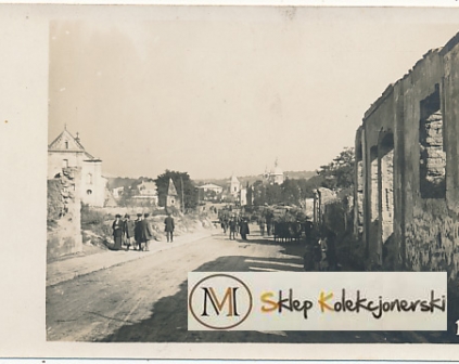 Trembowla Widok ogólny zniszczenia fotograficzna