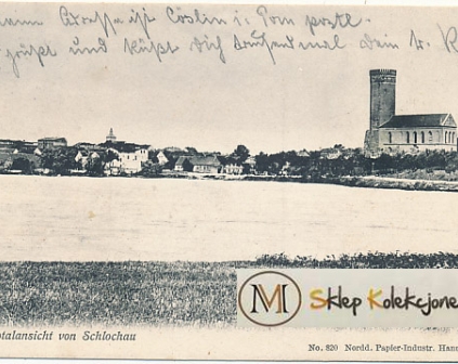 Człuchów Widok ogólny 1906r