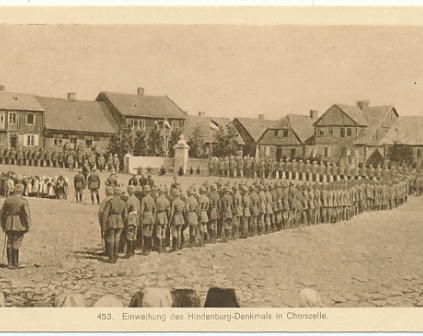 Chorzele k. Przasnysza Rynek wojsko 1915r