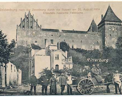 Nidzica Neidenburg Ostpr. Zamek 