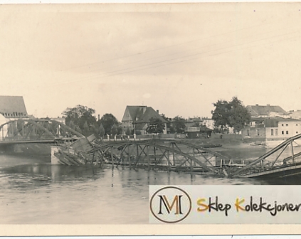 Śrem Zniszczony most na Warcie 16.9.1939r.