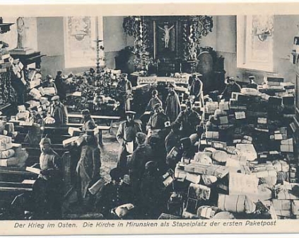 Mieruniszki  Kościół poczta polowa Mirunsken Ostpr.