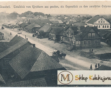 Skaudwile Widok ogólny synagoga