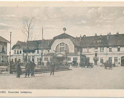 Żywiec Dworzec kolejowy 1926r