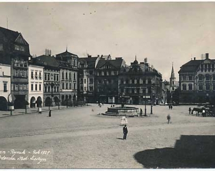 Cieszyn Rynek 1927r fotograficzna